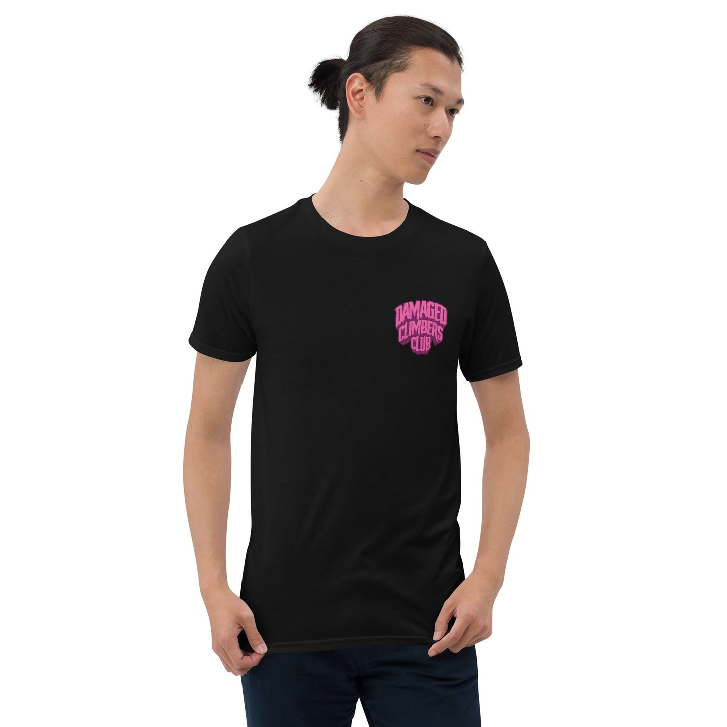 Damaged Climbers Club Unisex Tee (Pink)