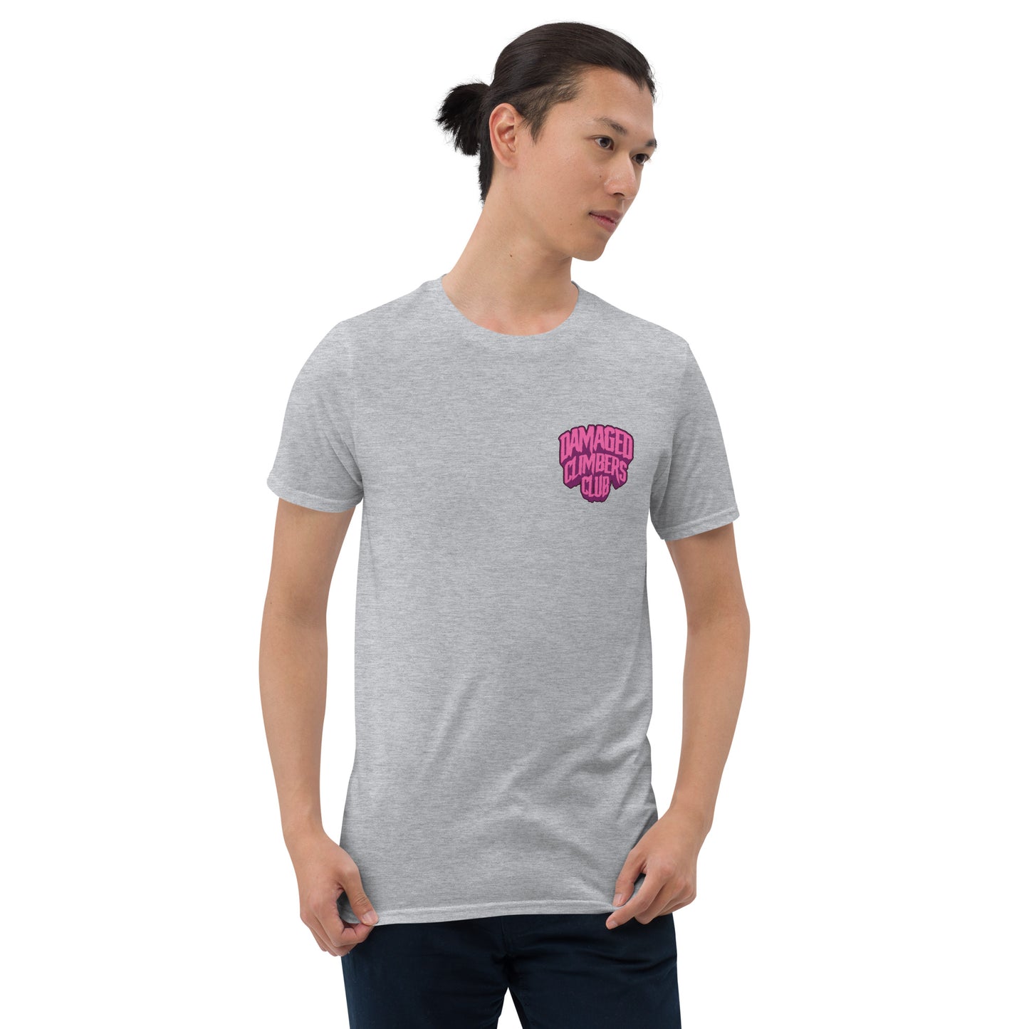 Damaged Climbers Club Unisex Tee (Pink)