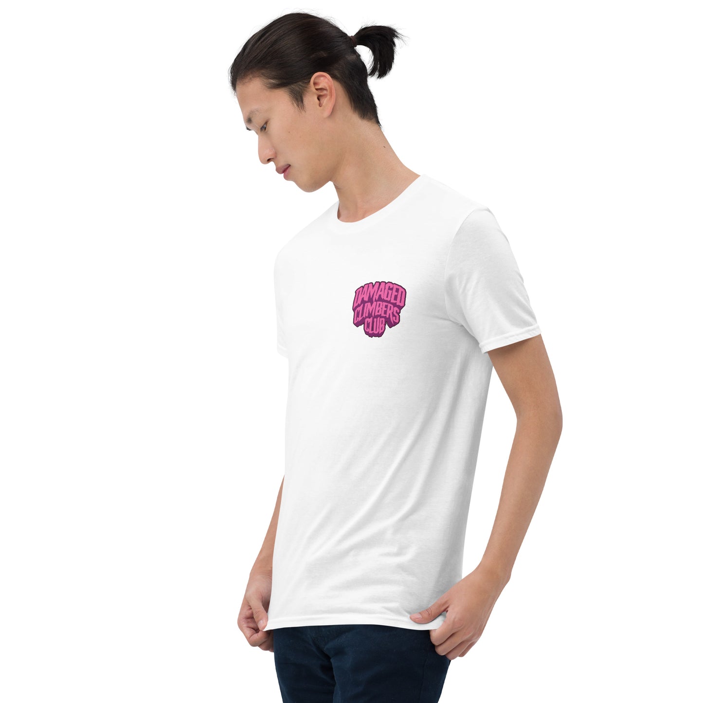 Damaged Climbers Club Unisex Tee (Pink)